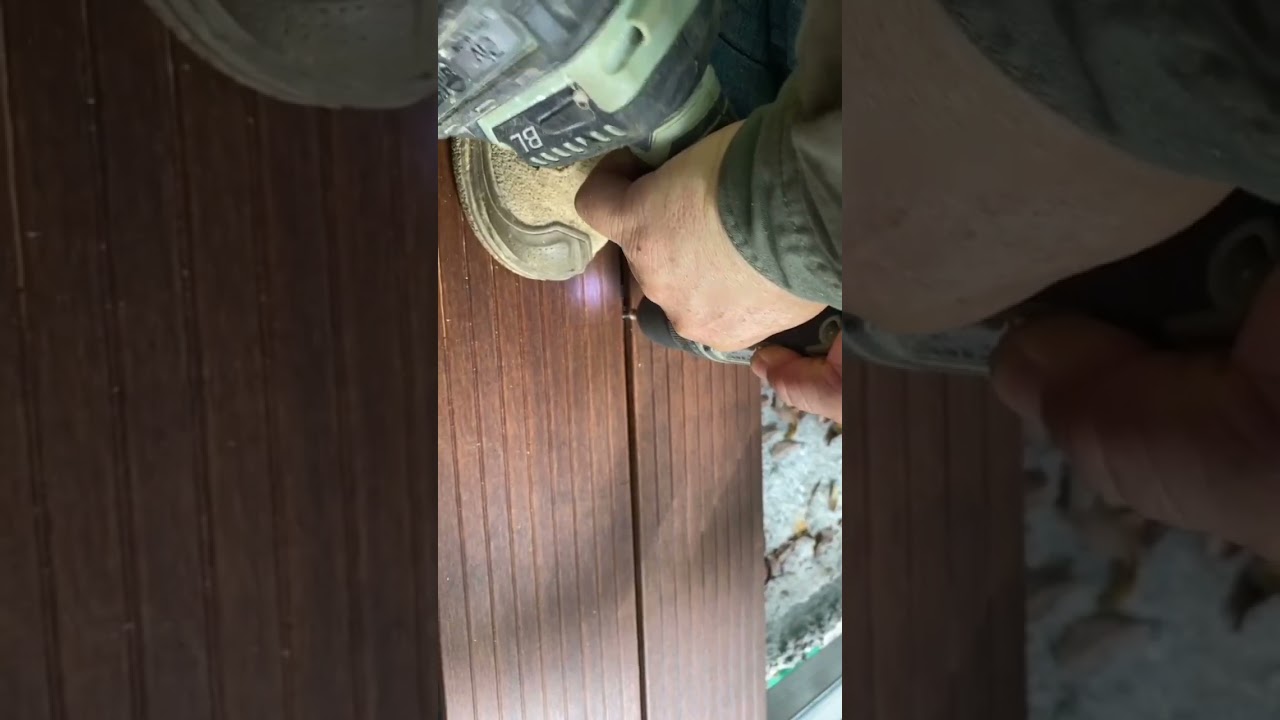 INSTALLATION OF BAMBOO DECKING