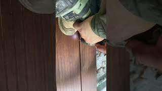 INSTALLATION OF BAMBOO DECKING