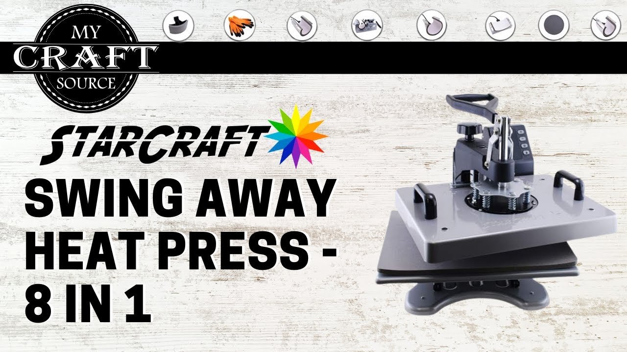 I BOUGHT A NEW STARCRAFT HEAT PRESS!! Unboxing + First Impressions