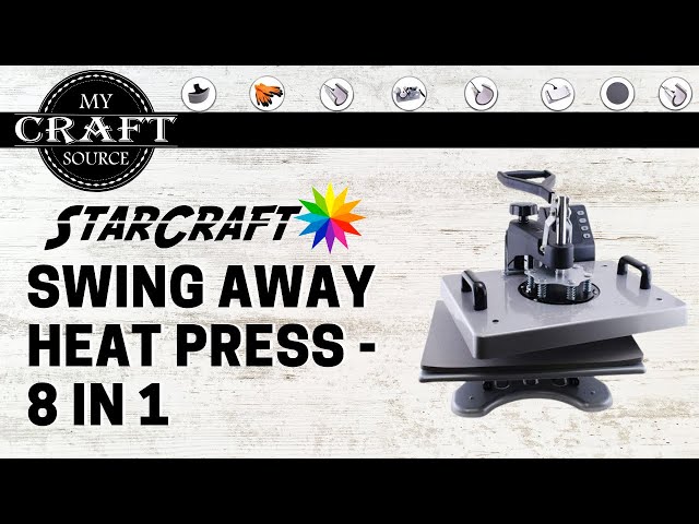 Unboxing StarCraft 8 in 1 Heat Press by Silhouette Secrets+ 