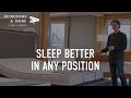 Finding the best position for sleeping | Rize Adjustable Bases &amp; Thackeray Mattress