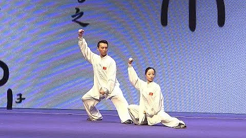 Double Taijiquan 混合雙人太極拳 第一名 9.69分 浙江隊 戴丹丹 王靜申zhejiang dai dan dan wang jing shen 2017年全國武術套路錦標賽 - 天天要聞