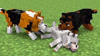 Monster School : R.I.P DOG  Sad Ending  Minecraft Animation