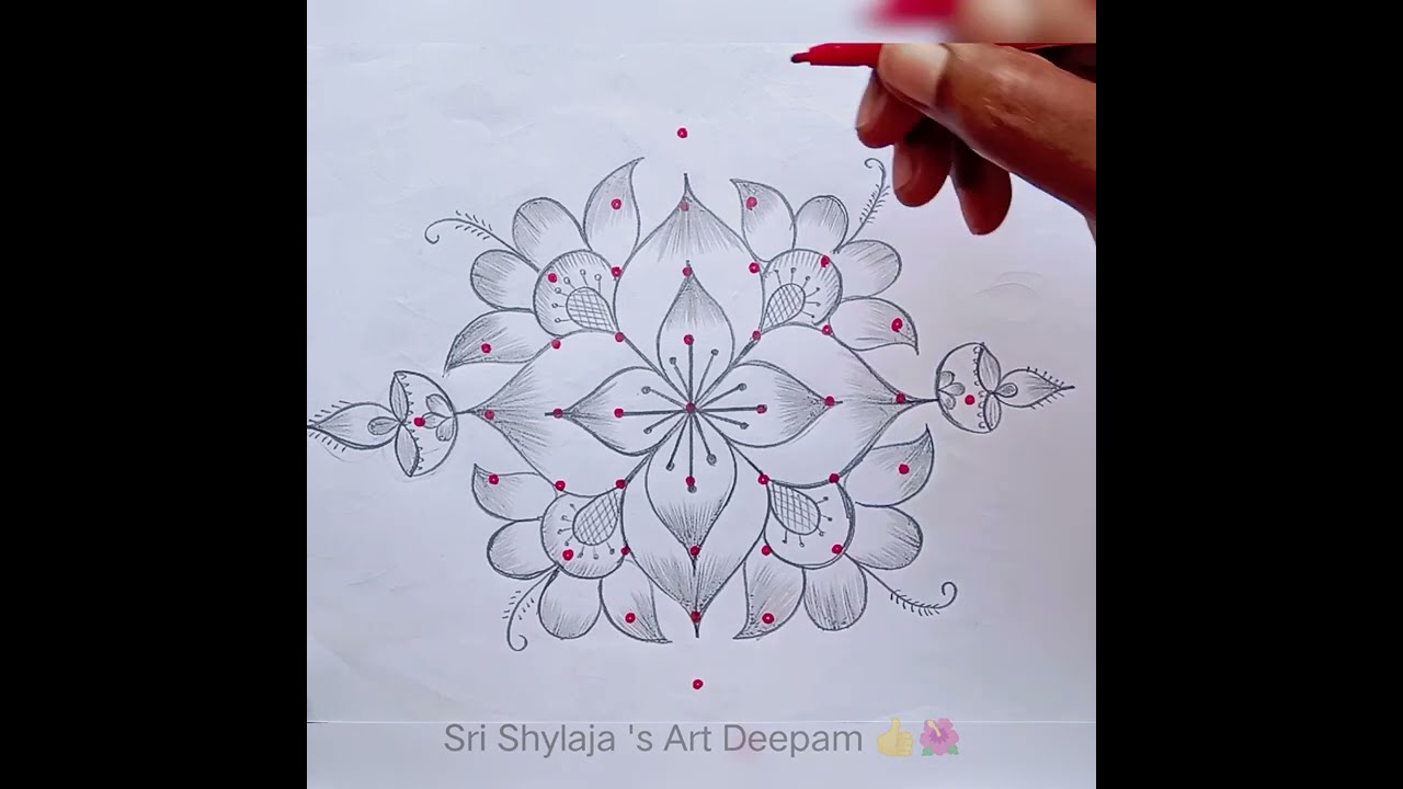 🌺மார்கழி🌺மாதம்🌺கோலம்🌺unique🌺👍🌺 just 9 dots 🌺 simple rangoli 🌺 different method 🌺🌸🌼☘️