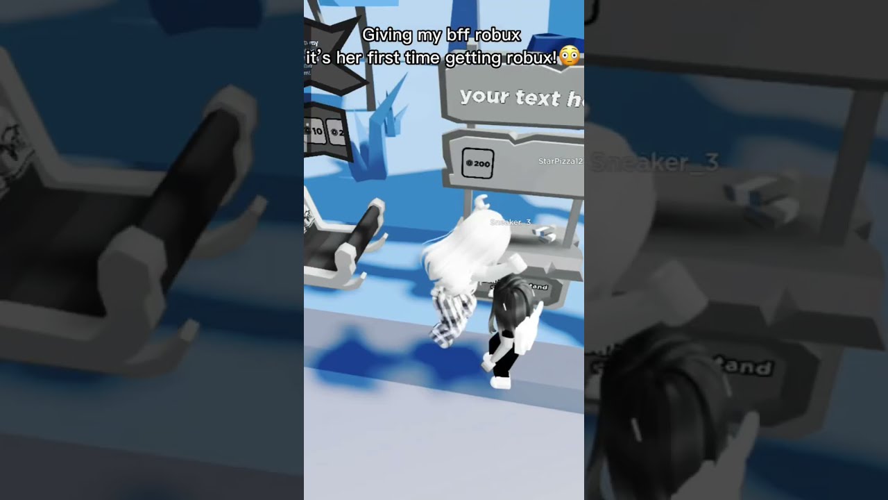Giving My Best Friend Robux It S Her First Time Getting Credits To KaylaCauldron Bc Sound 