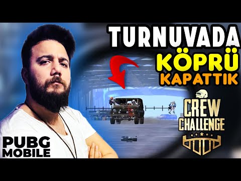 TURNUVADA EFSANE KÖPRÜ PUSUSU! PUBG Mobile CREW CHALLENGE