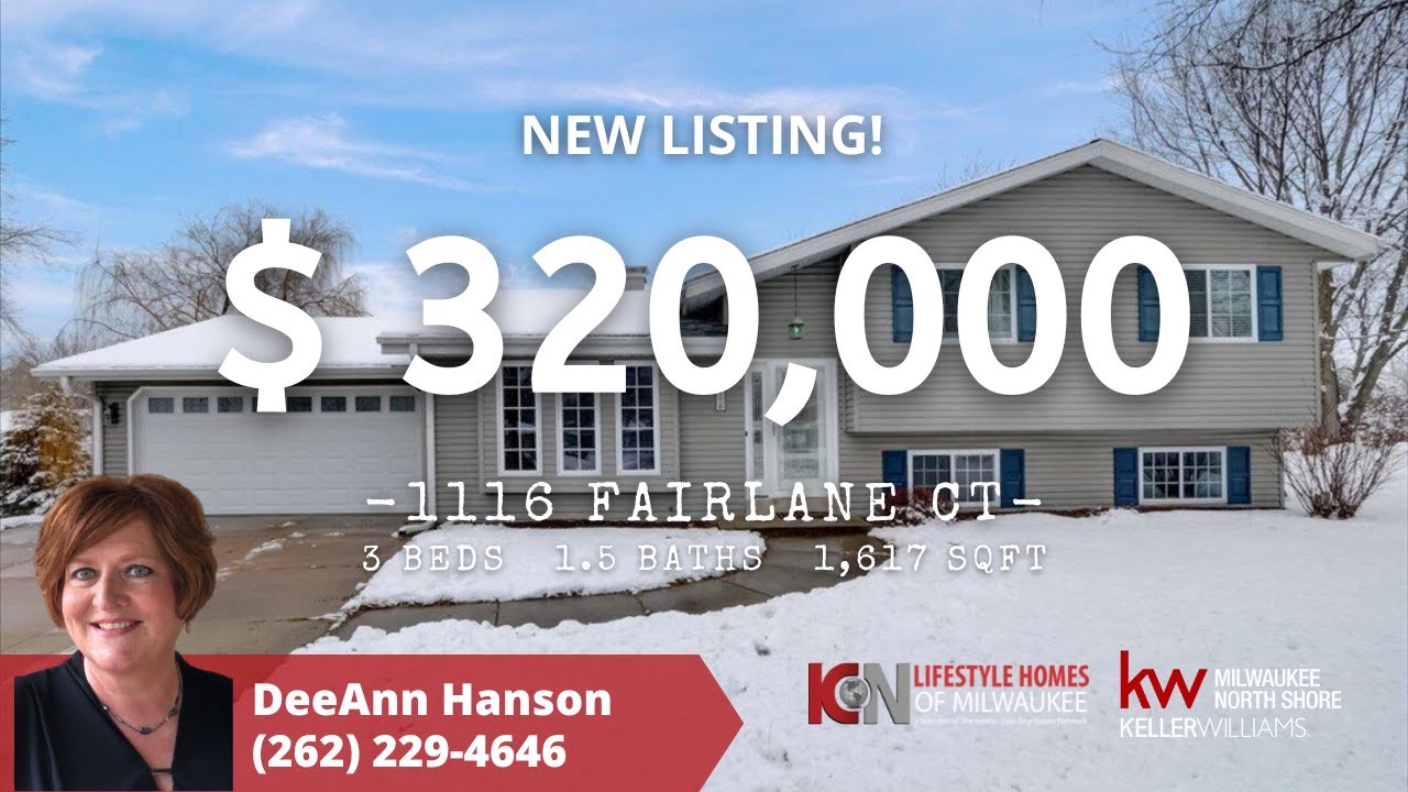 1116 Fairlane Ct, Waukesha, WI 53188 Wisconsin Real Estate Properties