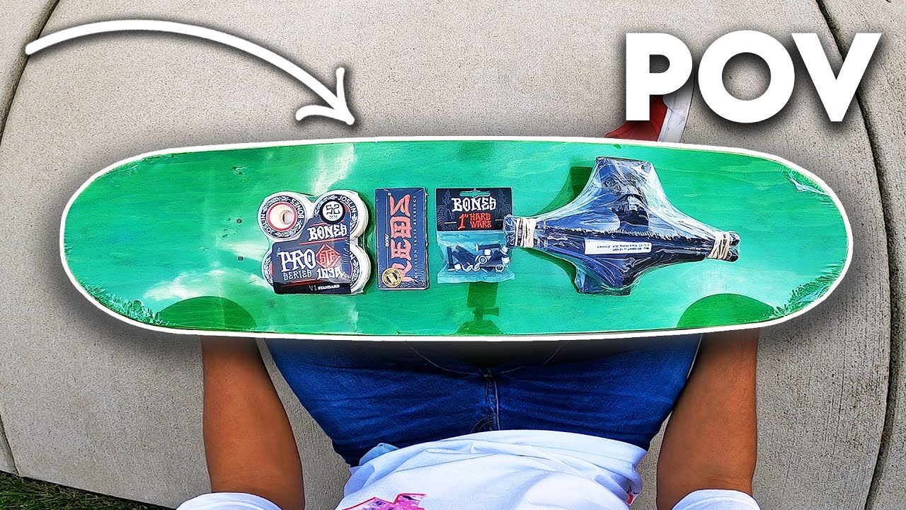 POV Skateboard Setup  Everything Brand New