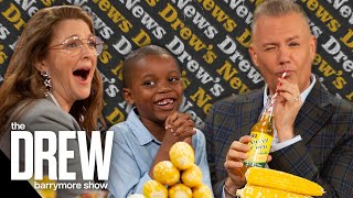 'Corn Kid' and Drew Barrymore Taste Test Corn Soda and MORE | The Drew Barrymore Show