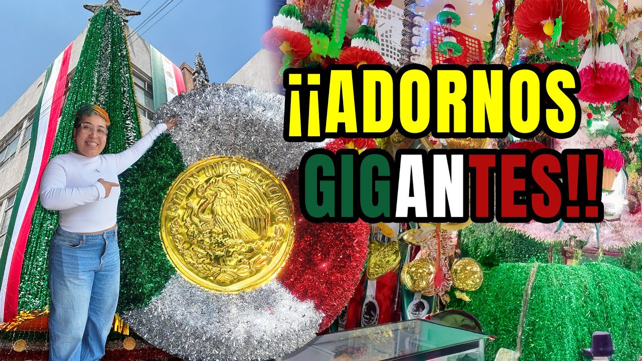 Así se hacen los ADORNOS GIGANTES del 15 de SEPTIEMBRE en CDMX 🇲🇽