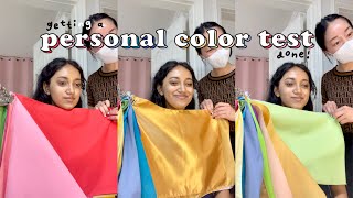 i got my personal color tested in south korea! 🎨 medium skin tone, soft asmr 🫧