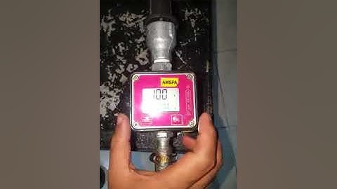 Adjusting K factor in Electronic Oval Gear Flow Meter