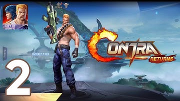 Contra Returns - Gameplay Walkthrough Part 2 - Chapter 1 - First Contact and Boss 4-6 (iOS, Android)
