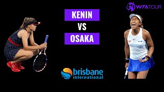 Best Tennis Matches of All Time: Sofia Kenin vs Naomi Osaka / Brisbane International 2020