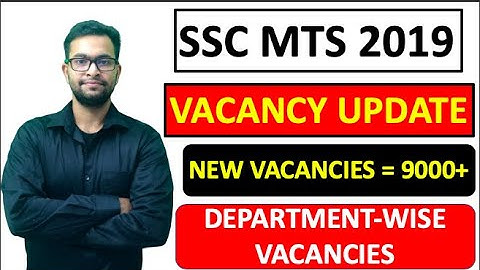 SSC MTS 2019 VACANCIES UPDATE| RTI Reply| Department- wise vacancies