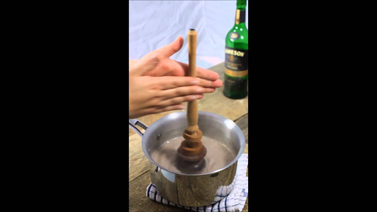 Using A Molinillo to Make Hot Chocolate 