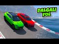 Lüks Suv Arabalar Dalgalı Yol Parkurundan Geçiyor - GTA 5