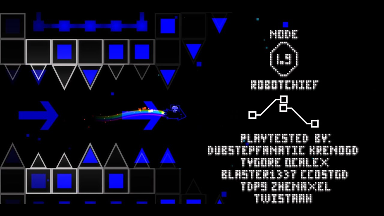 ''node'' 100% (Easy Demon) by robotchief | Geometry Dash - YouTube