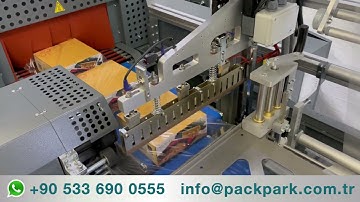 Cookie Box Packaging Side Sealer & Tunnel Combination Fully Automatic Shrink Wrap Machine