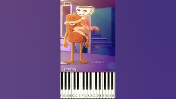 YOU NEED A HUG @lupdup - Piano Tutorial