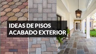 3 ACABADOS de Pisos para Patios |  Exterior  y Tips en Terraza