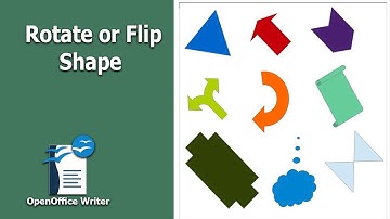 How to Rotate or Flip Shape in OpenOffice Writer