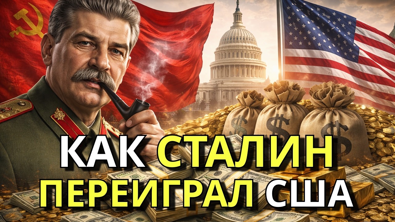 КАК СТАЛИН РАЗВЁЛ США!? ПОЧЕМУ СССР БЫЛИ В ДОЛГУ ПЕРЕД АМЕРИКОЙ