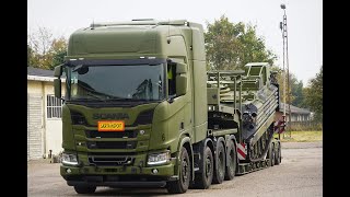 Scania V8 R650 Highline 8x4/4 Heavy Military Transport - Transporting M113 APC - SCANIA TRUCKS