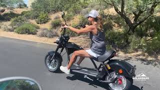 Testing out Lowboy Electric Motorcycle at Desert Mountain Club    HD 1080p