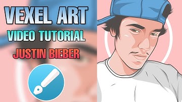 HOW TO VEXEL ART USING INFINITE DESIGN? JUSTIN BIEBER