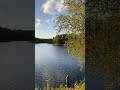 Sunny autumn evening in Finnish Lakeland #visitfinland #finland #fishinginfinland #fishing