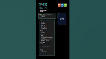 Card hover effect using HTML, CSS and JavaScript #css #javascript #html #frontend #webdesign #coding