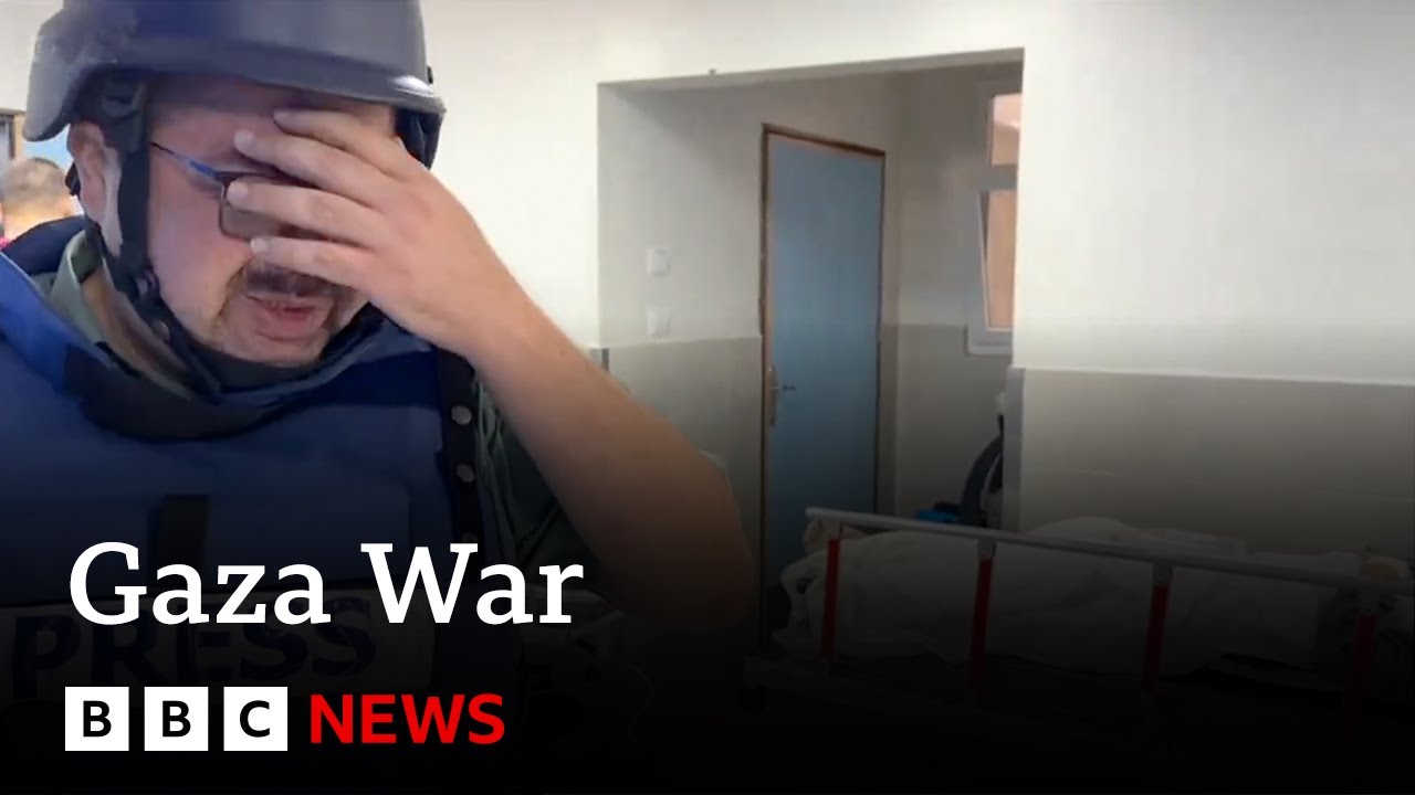 BBC reporter reveals emotional toll of covering war in Gaza | BBC News