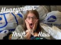 HONEYMOON THRIFT HAUL 2020 -- I spent $65 at the Goodwill Outlet Bins..... Massive thrift haul!!!!