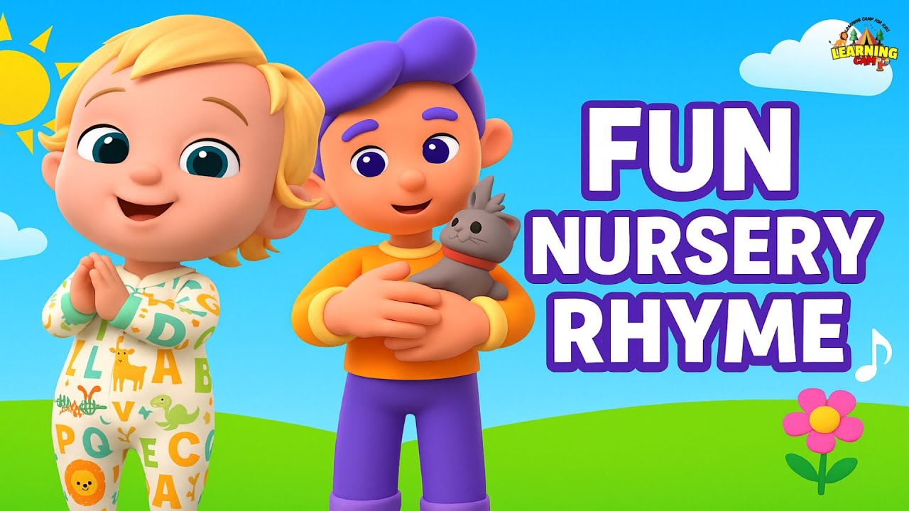 Fun Nursery Rhyme for Kids & Toddlers | Cute, Safe & Educational Song ...
