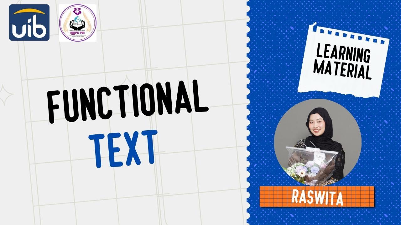 Functional Text 🏗️ | English Learning Video for Civil Engineering Students
