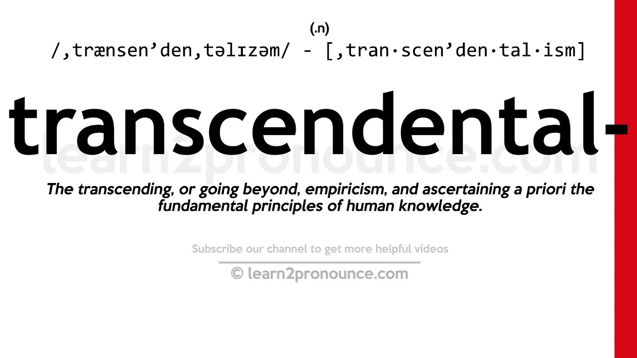 Self Reliance Transcendentalism Definition