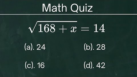 Can You Solve 7th Grade Math Square Root Test | Math Quiz