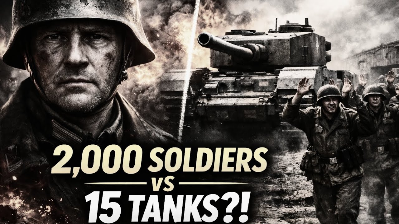 2,000 Elite Soldiers SURRENDER to Just 15 Tanks?! | WWII Miracle Battle 