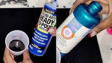 These Paints are MAGICAL/ Create YOUR OWN MASTERPIECES (Acrylic Pouring Paint Straight Pour)