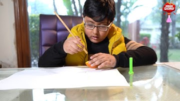 How to Create Secret Message with Orange | Krish World | Cool Science Experiment