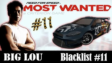 Need For Speed | Most Wanted | Blacklist Rival #11 - Big Lou Challenge | Full HD