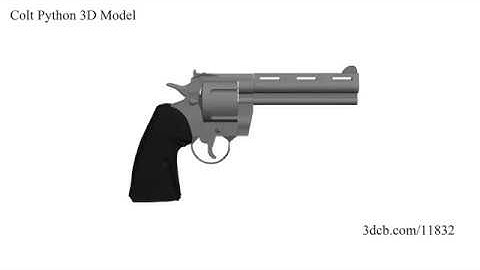 Colt Python 3D Model