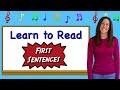 First Sentences for Babies, Toddlers, Children | Read with Miss Patty | Sight Words Learn to Talk