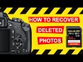 How to recover deleted photos from a memory card  essential tools for photographers