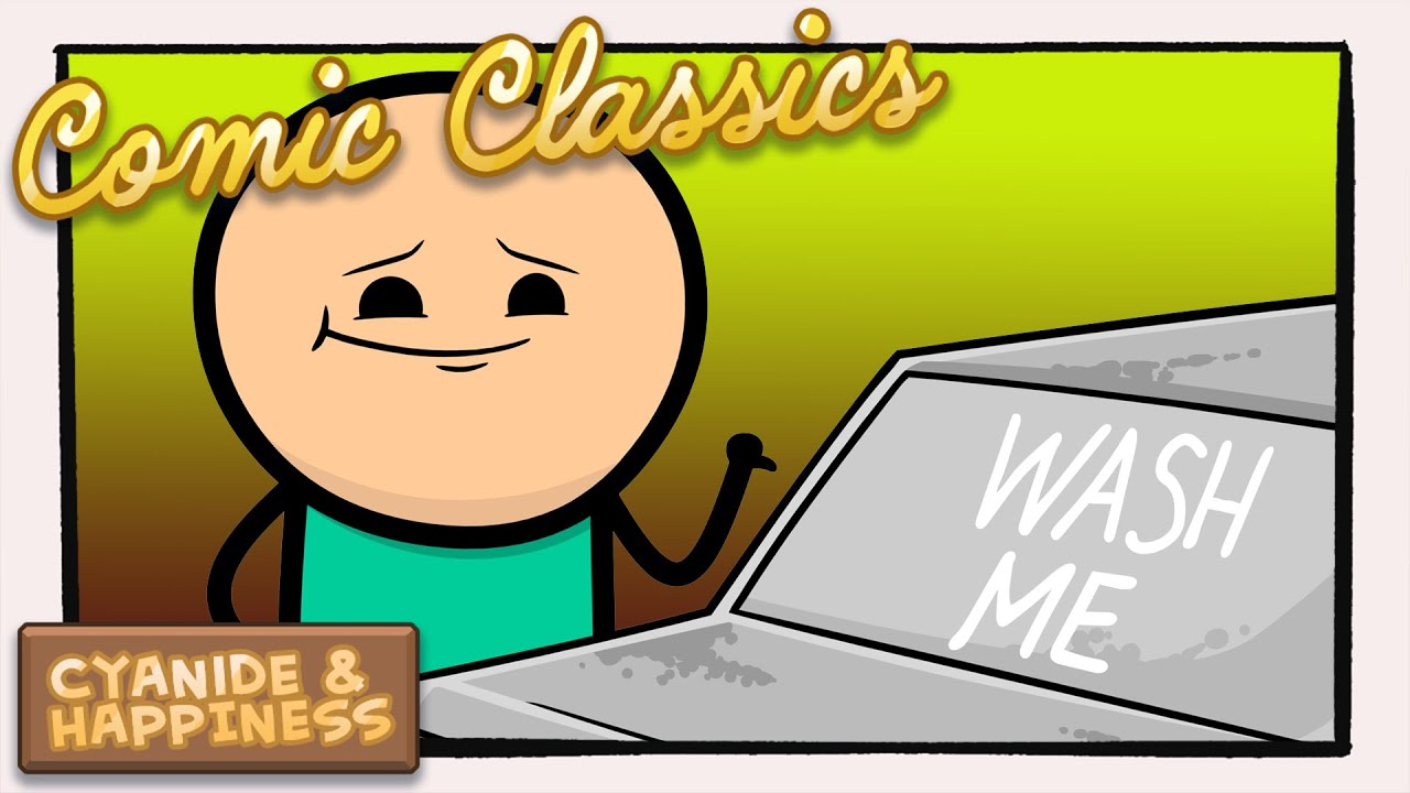 Wash Me | Cyanide & Happiness Comic Classics #shorts