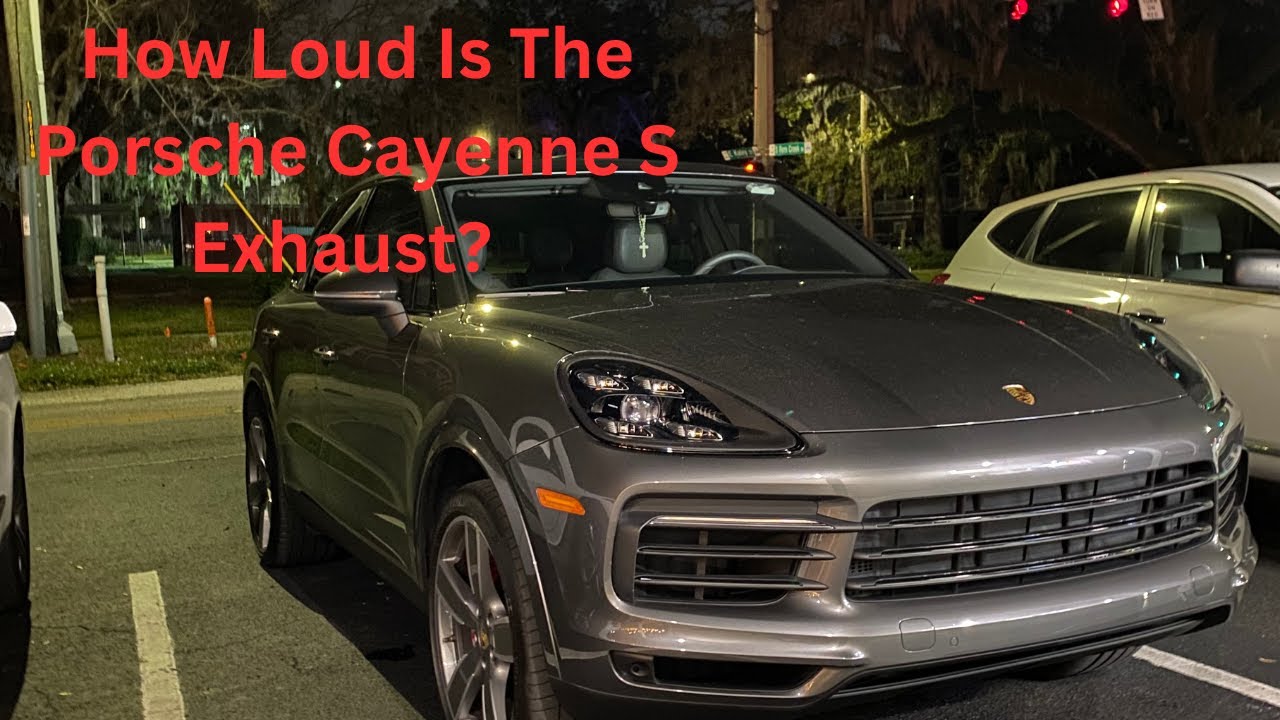 Porsche Cayenne S SUV Exhaust Stock - What do you think of the sound? 4K 