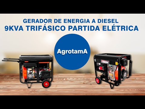 Você encontra Gerador de Energia a Diesel 9kva Monofásico 110v/220v Partida  Elétrica na Agrotama
