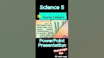 Science 5 Quarter 2 Week 5  MATATAG Curriculum / Revised K-12 LE Based PowerPoint Presentation
