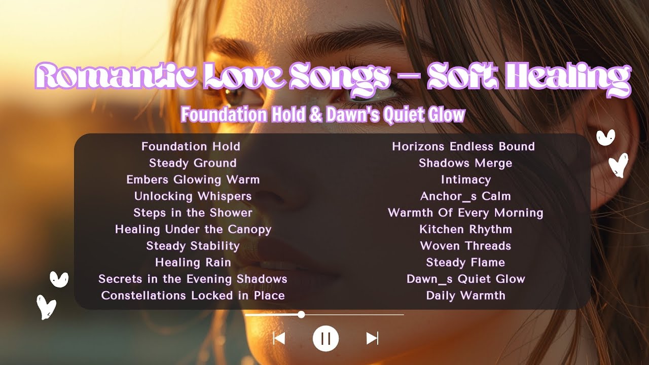 Romantic Love Songs – Soft Healing | Foundation Hold & Dawn's Quiet Glow